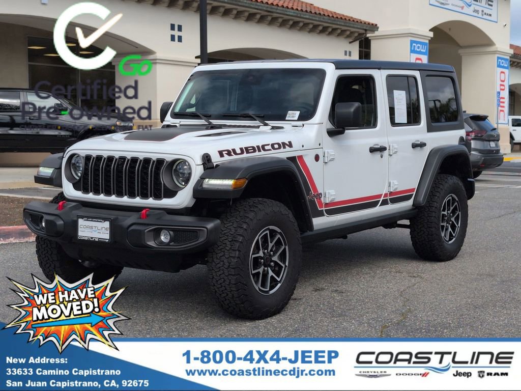 Certified 2024 Jeep Wrangler Unlimited Rubicon w/ Technology Group