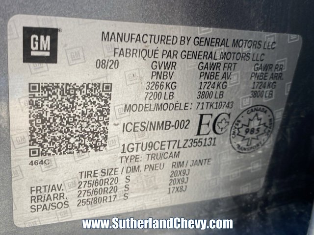 Used 2020 GMC Sierra 1500 Elevation image 50