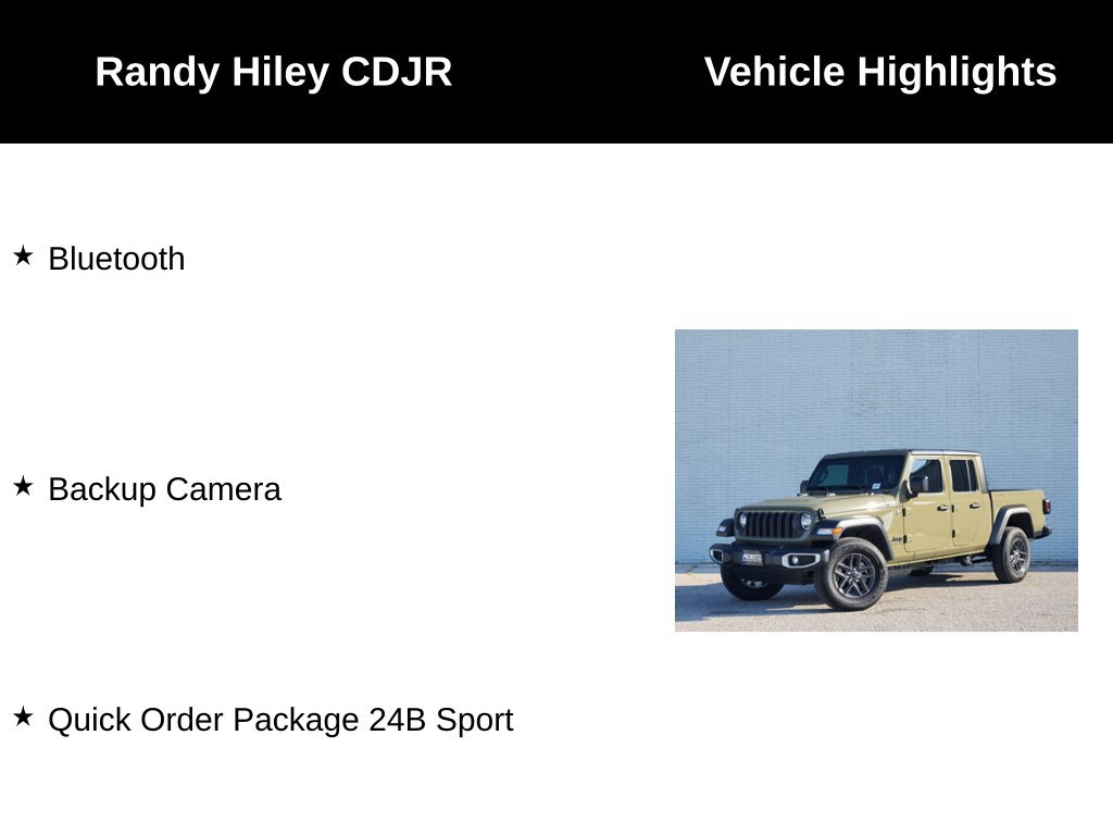 New 2026 Jeep Gladiator Sport AWD/4WD image 5
