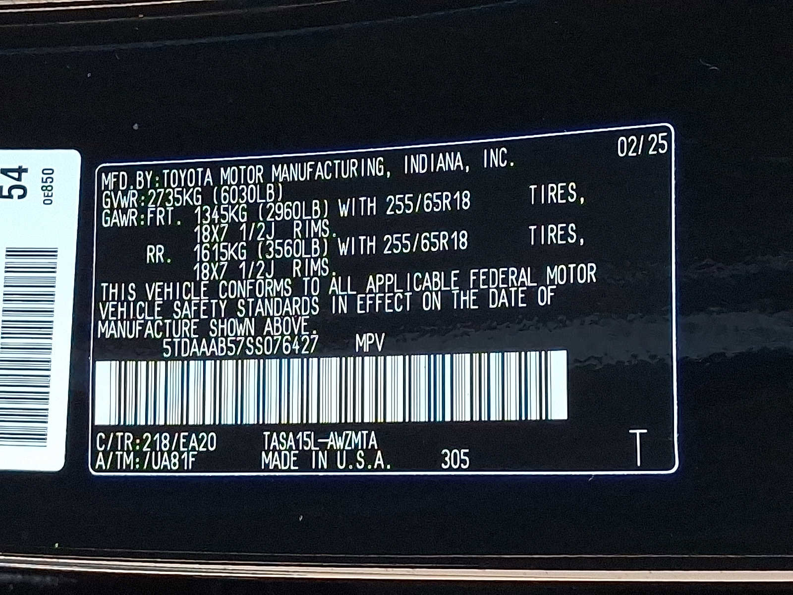 Used 2025 Toyota Grand Highlander AWD image 26