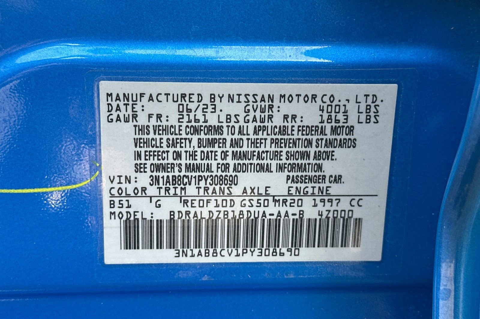 Used 2023 Nissan Sentra SV FWD image 36