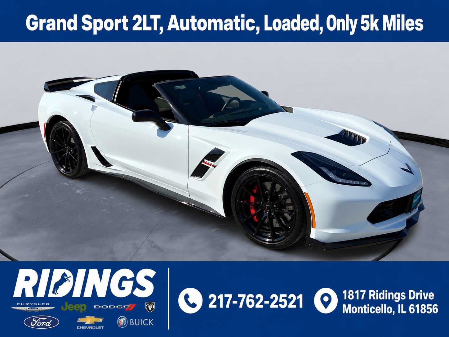 Used 2019 Chevrolet Corvette Grand Sport RWD image 1