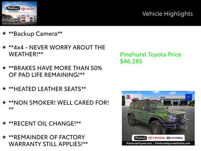 Used 2024 Ford Bronco Everglades AWD/4WD image 20