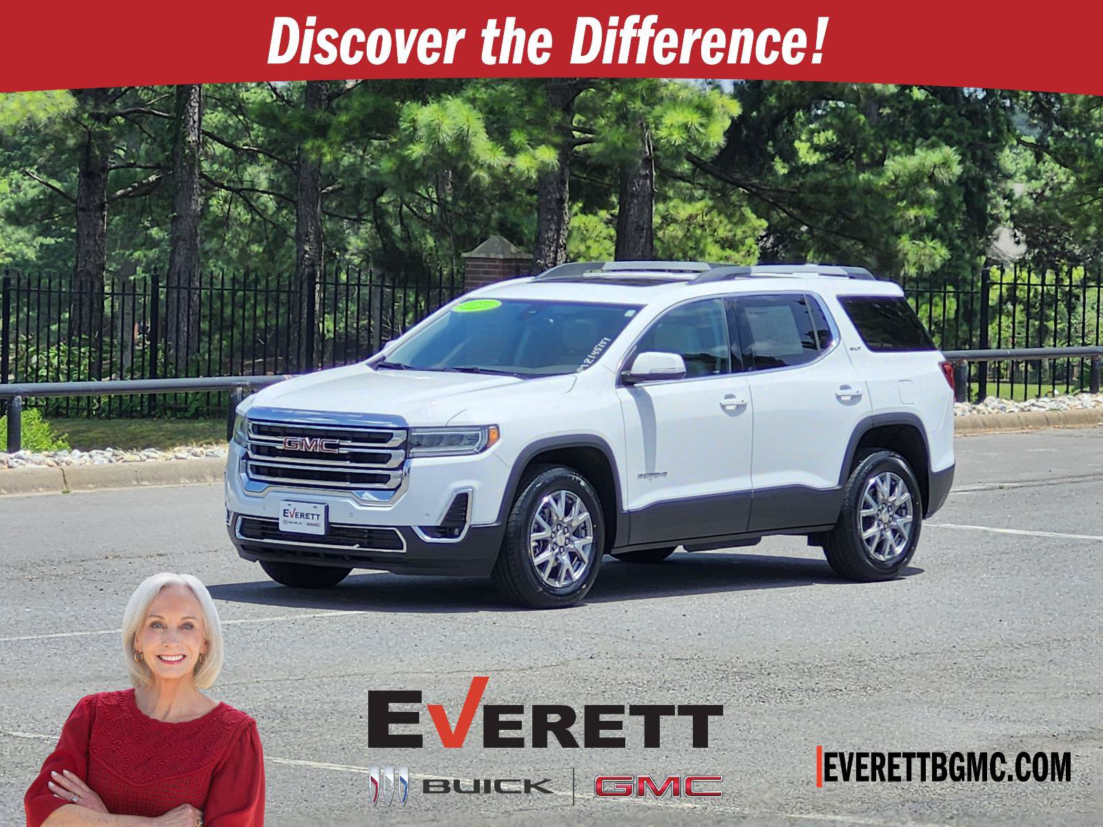 Used 2021 GMC Acadia SLT w/ Preferred Package FWD image 1