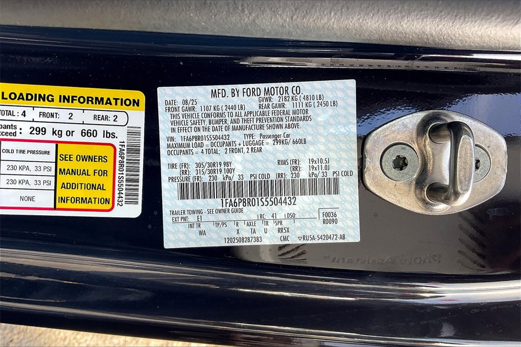New 2025 Ford Mustang Dark Horse w/ Dark Horse Handlin Package image 13