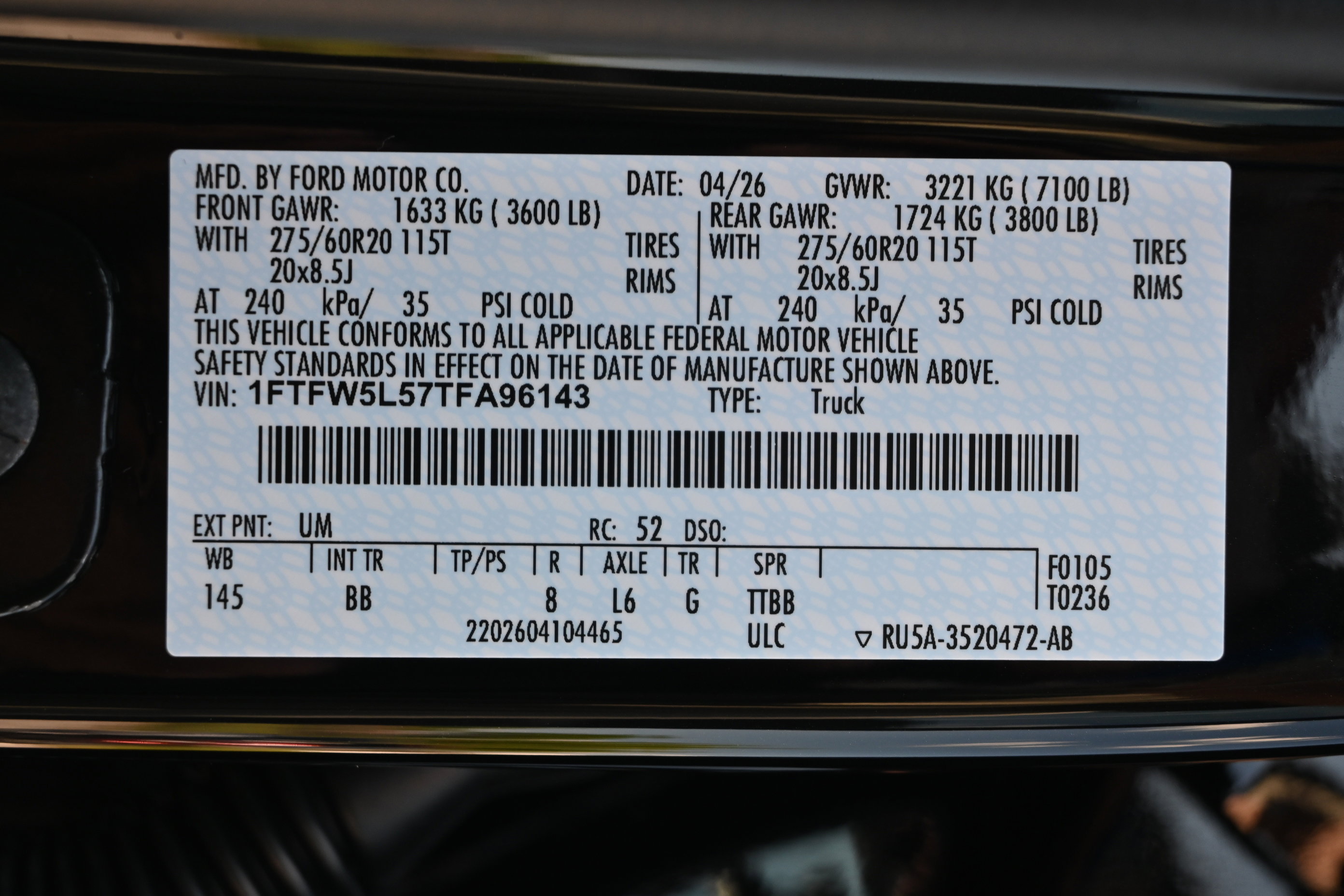New 2026 Ford F150 Lariat AWD/4WD image 15