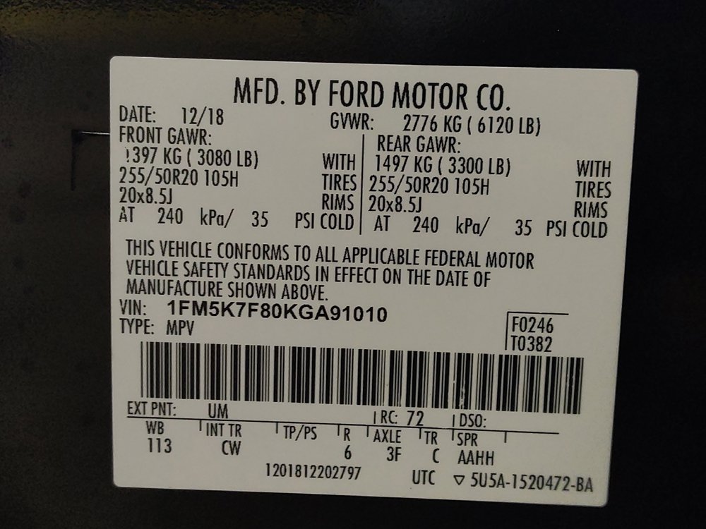 Used 2019 Ford Explorer Limited w/ Class III Trailer Tow Package FWD image 33
