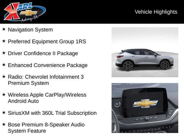 New 2026 Chevrolet Blazer RS AWD/4WD image 3