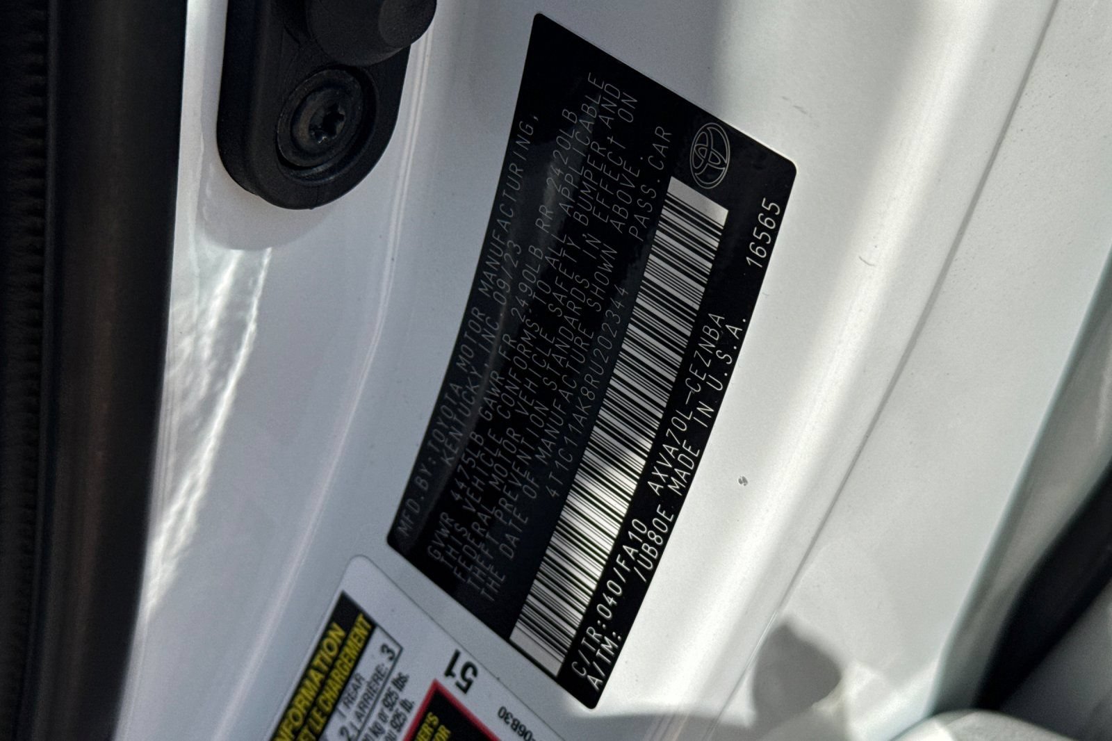 Certified 2024 Toyota Camry LE FWD image 35