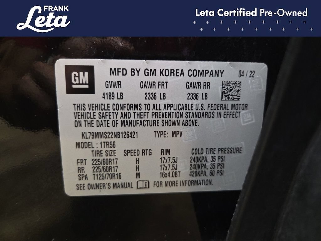 Used 2022 Chevrolet TrailBlazer LS FWD image 26