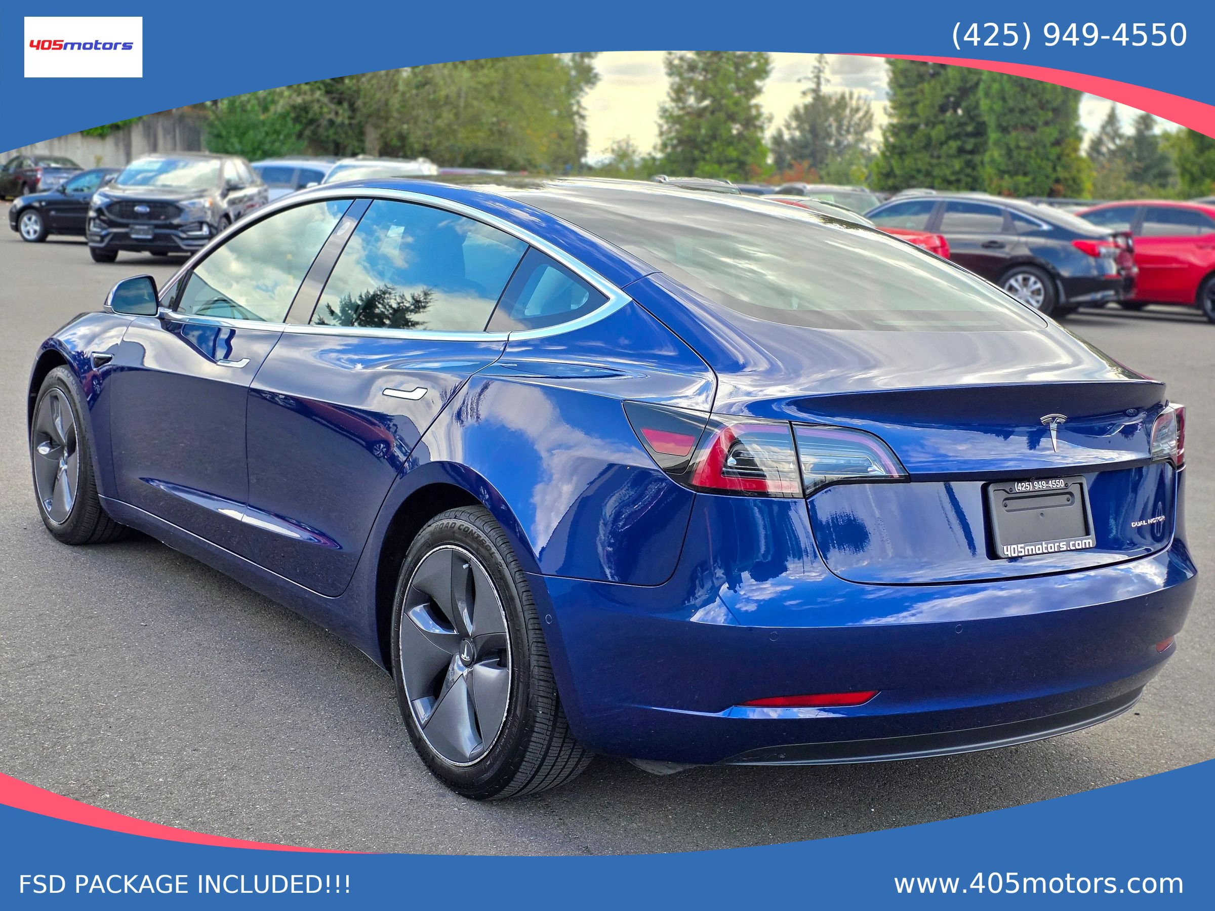 Used 2019 Tesla Model 3 Long Range AWD/4WD image 9