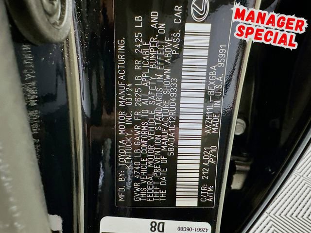 Used 2024 Lexus ES 300h w/ Premium Package image 31