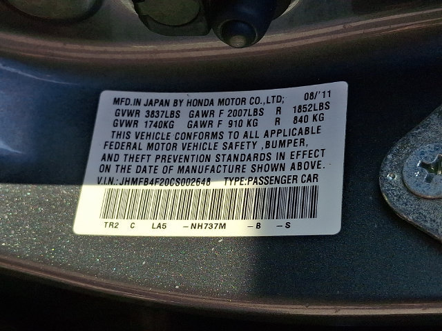 Used 2012 Honda Civic Hybrid Sedan image 24