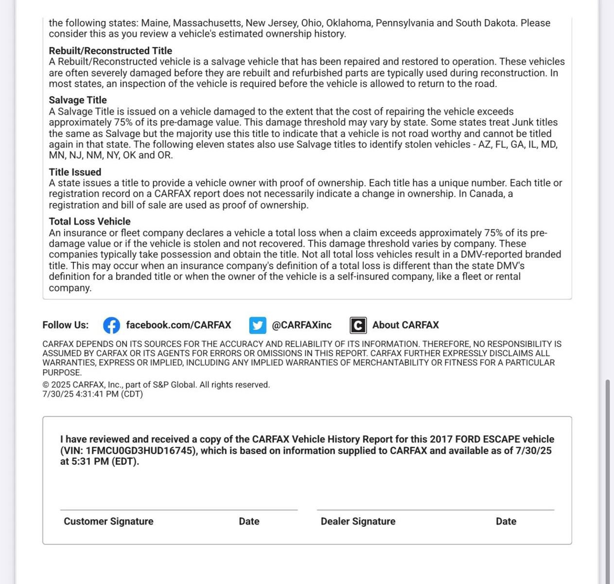 Used 2017 Ford Escape SE w/ SE Cold Weather Package image 47