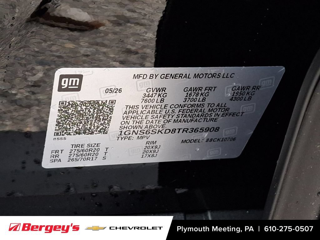 New 2026 Chevrolet Tahoe Premier w/ Sun And Tow Package AWD/4WD image 17