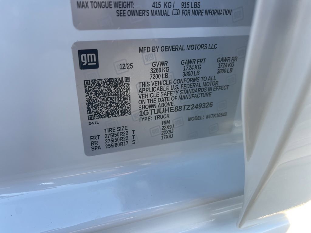 New 2026 GMC Sierra 1500 Denali Ultimate w/ LPO, Black Badging Package image 45