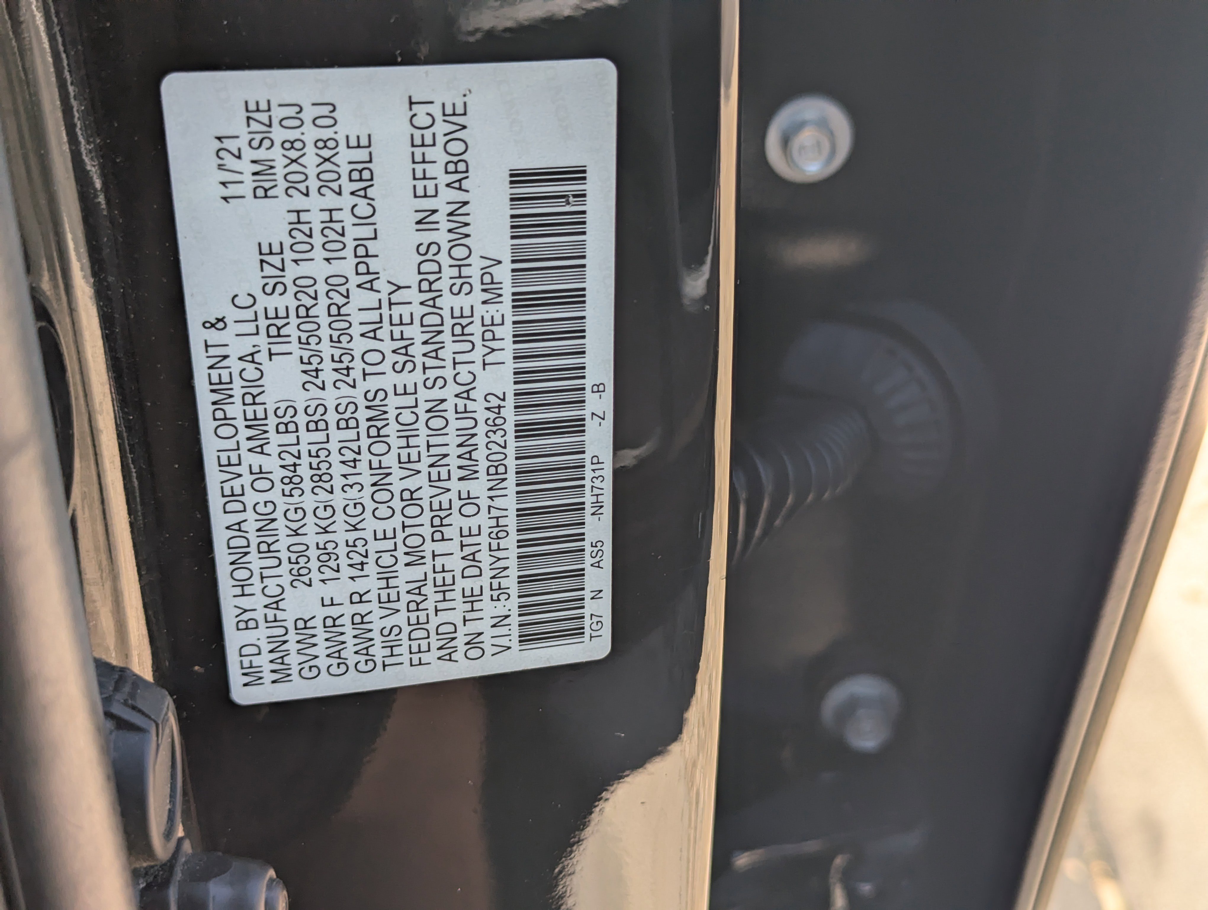 Used 2022 Honda Pilot Black Edition image 34