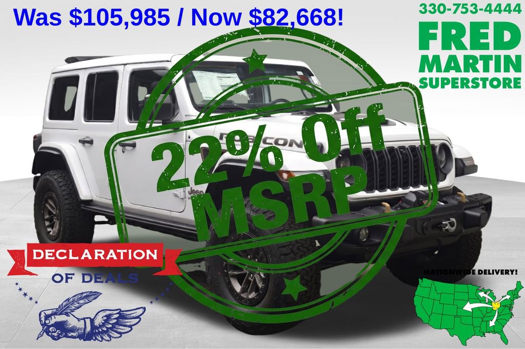 New 2025 Jeep Wrangler Unlimited Rubicon 392 AWD/4WD 360° Tour