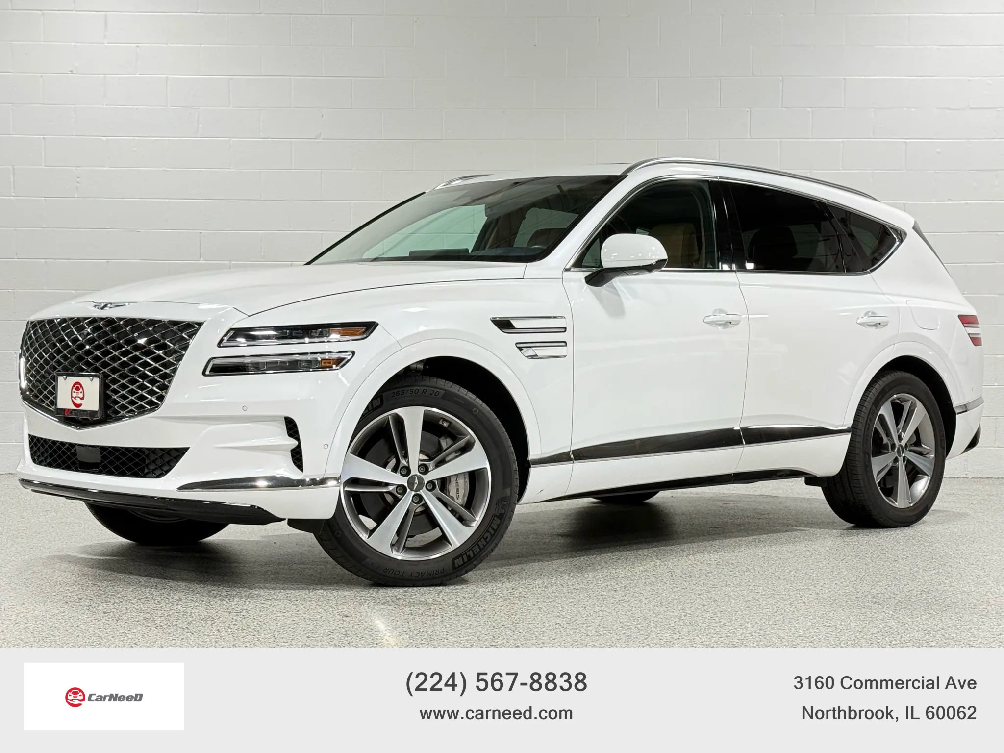 Used 2021 Genesis GV80 3.5T Advanced + w/ Cargo Package image 1