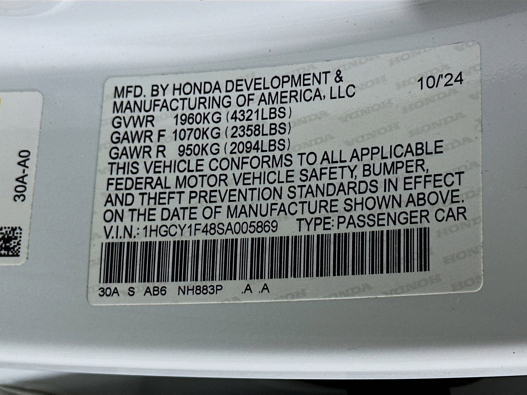 Used 2025 Honda Accord SE image 12