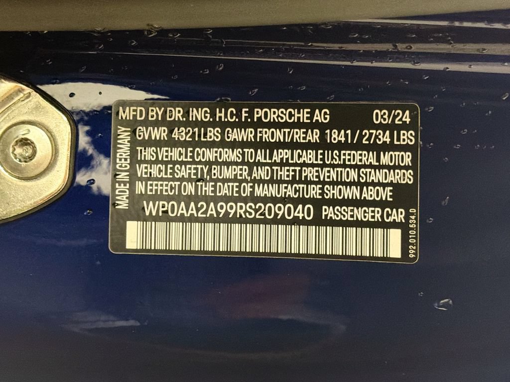 Certified 2024 Porsche 911 Carrera RWD image 34