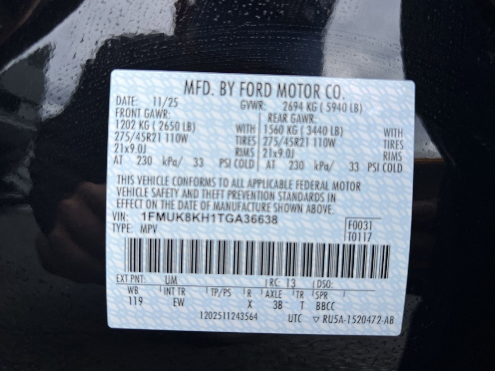 New 2026 Ford Explorer ST-Line w/ ST-Line Street Pack AWD/4WD image 29