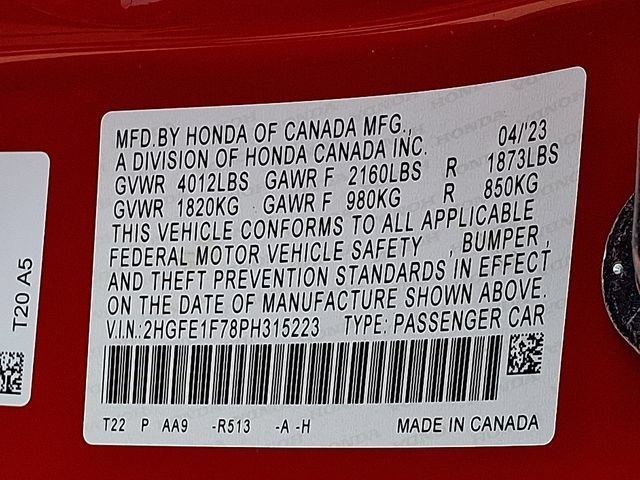 Certified 2023 Honda Civic EX image 24