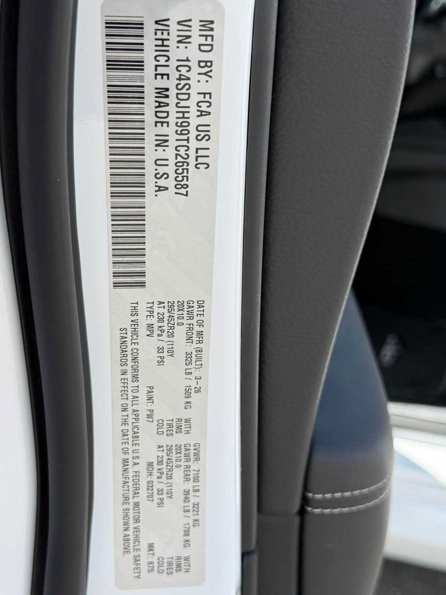 New 2026 Dodge Durango SRT Hellcat AWD/4WD image 35