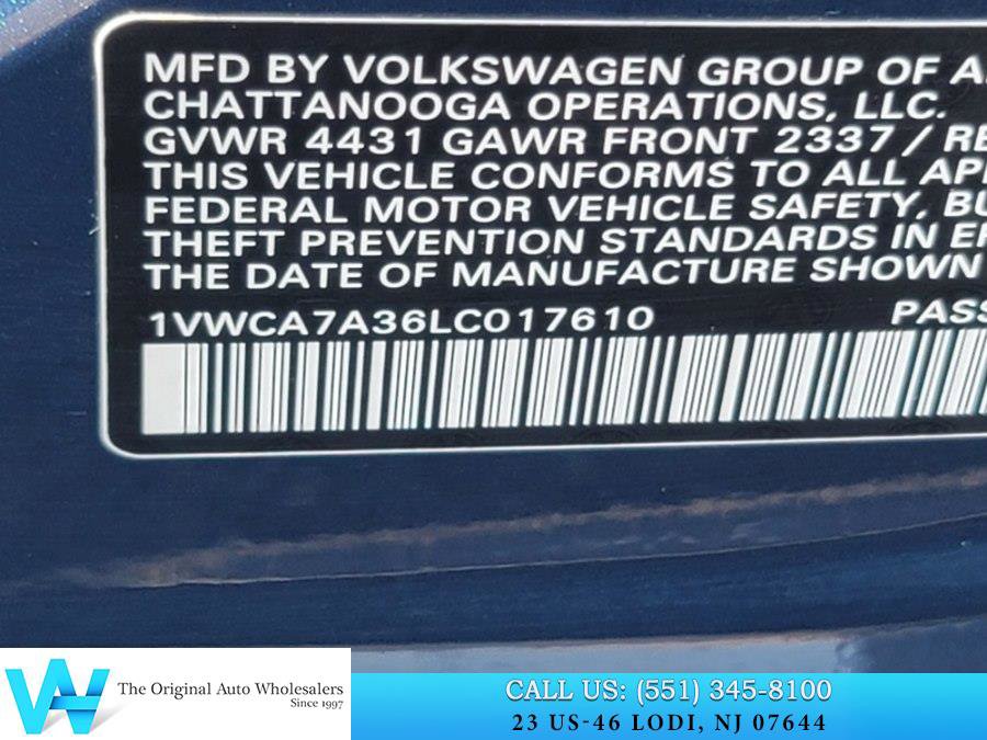 Used 2020 Volkswagen Passat 2.0T SEL image 26