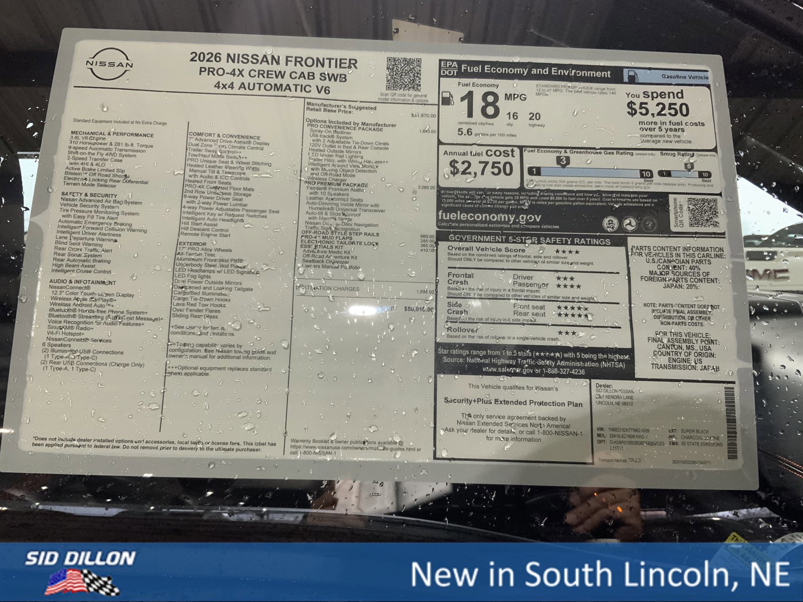 New 2026 Nissan Frontier PRO-4X w/ Pro Premium Package image 13