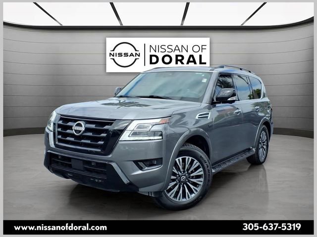 Used 2022 Nissan Armada SL w/ Midnight Edition Package RWD image 1