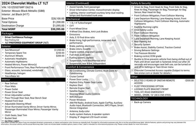 Used 2024 Chevrolet Malibu LT image 4