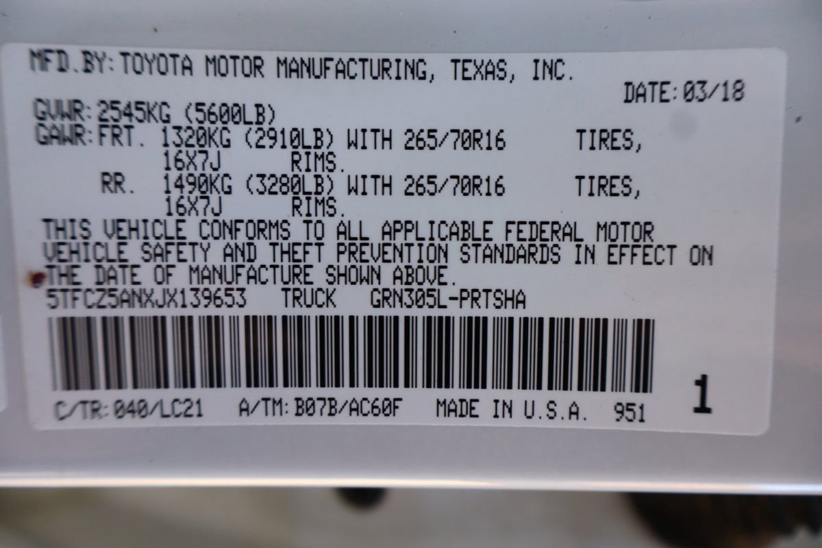 Used 2018 Toyota Tacoma TRD Off-Road AWD/4WD image 47