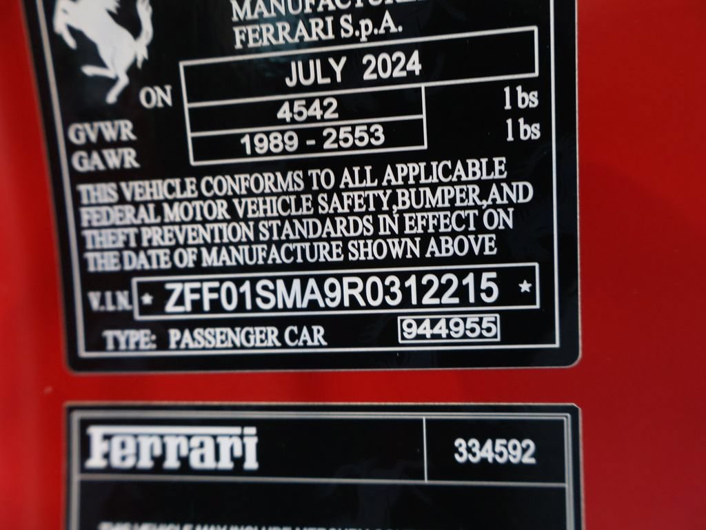 Used 2024 Ferrari 296 GTS RWD image 46