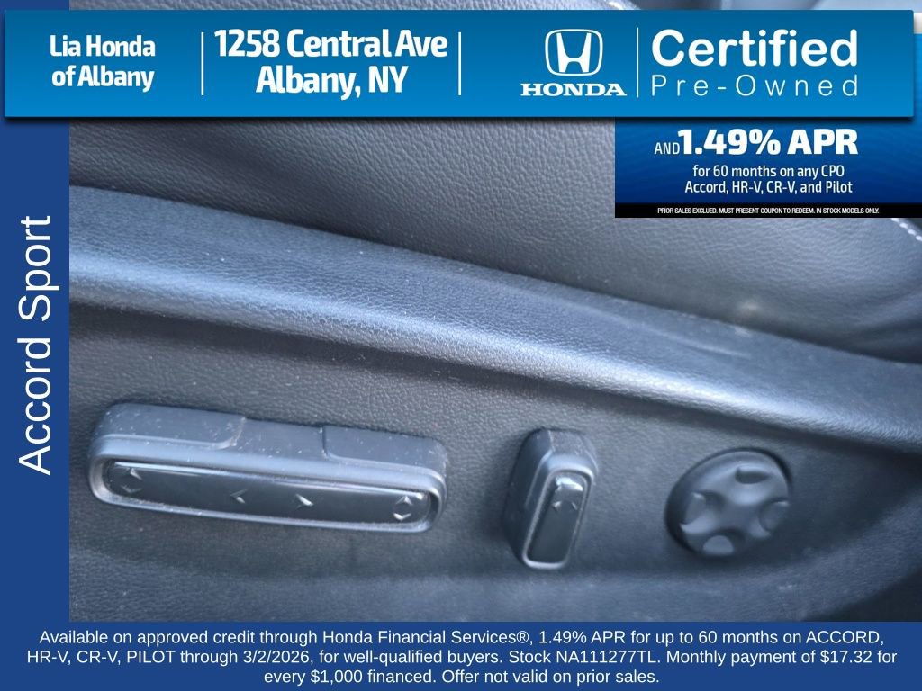 Certified 2022 Honda Accord Sport image 11