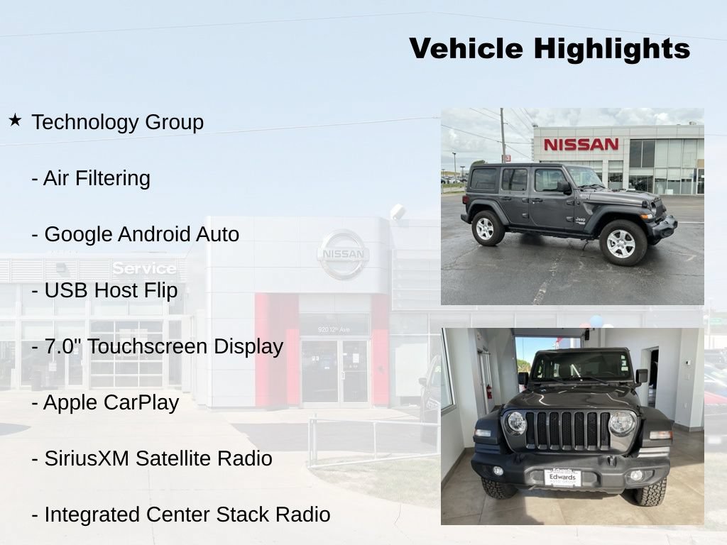 Used 2018 Jeep Wrangler Unlimited Sport S AWD/4WD image 9