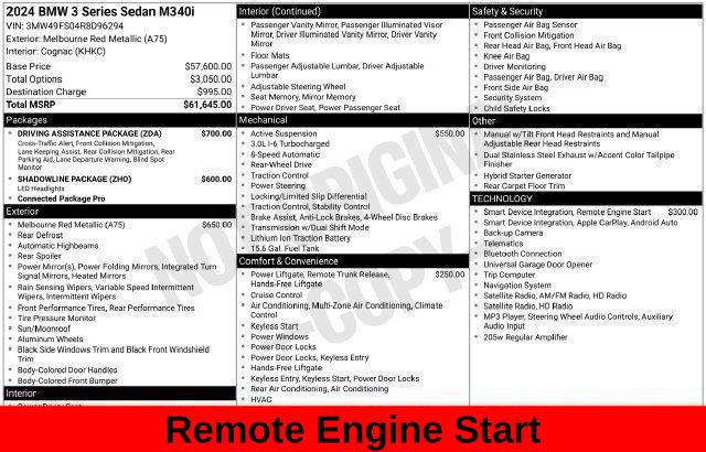 Used 2024 BMW M340i w/ Driving Assistance Package RWD image 38