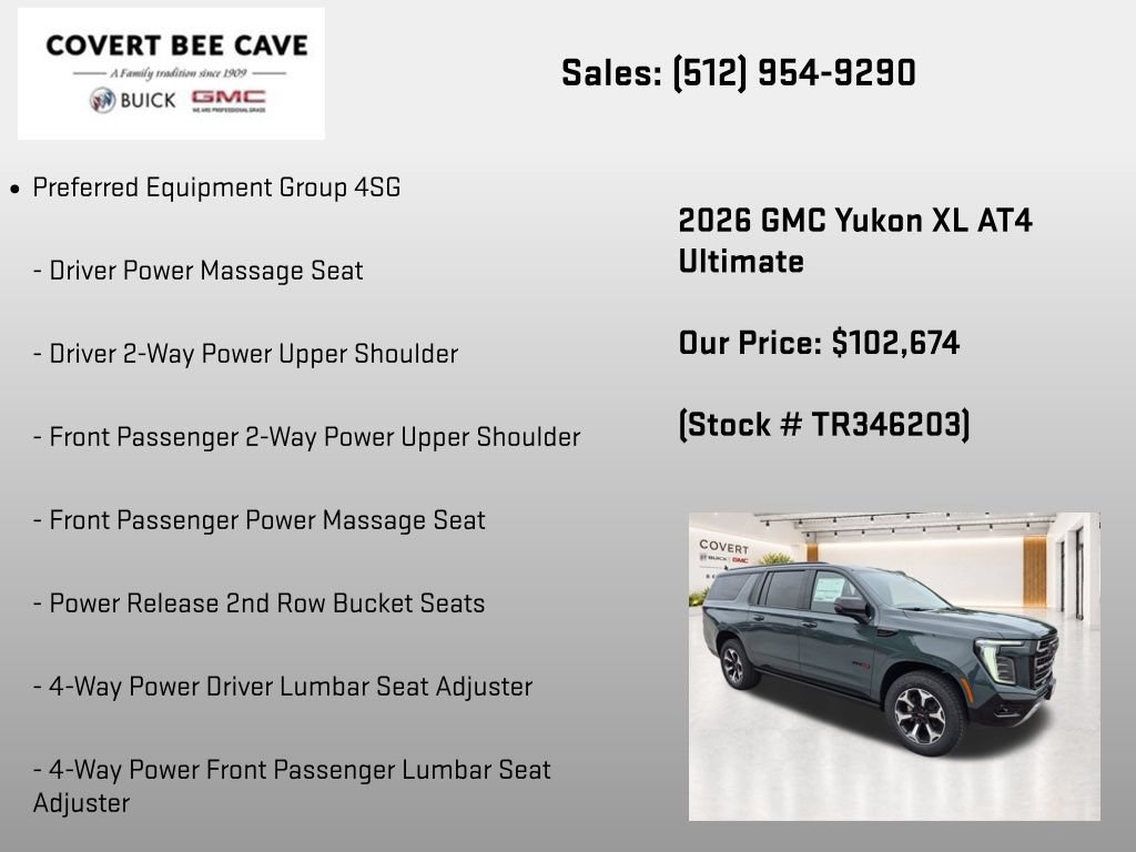 New 2026 GMC Yukon XL AT4 Ultimate AWD/4WD image 7
