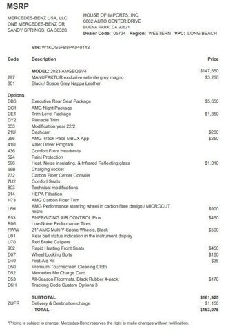 Certified 2023 Mercedes-Benz EQS AMG 4MATIC image 4