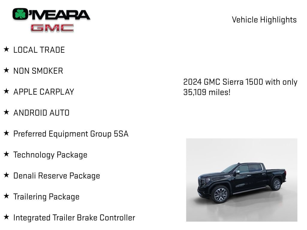 Used 2024 GMC Sierra 1500 Denali w/ Denali Reserve Package AWD/4WD image 7