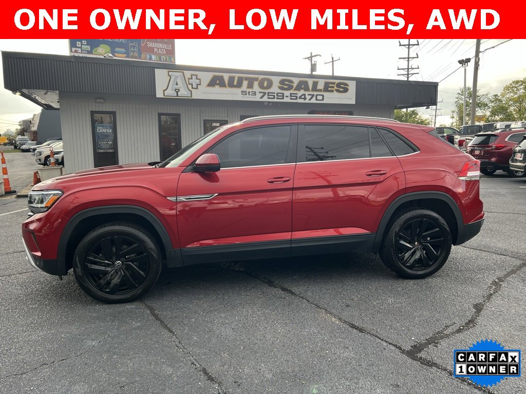 Used 2022 Volkswagen Atlas Cross Sport SE w/ Black Wheel Package