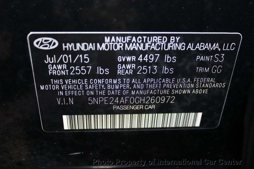 Used 2016 Hyundai Sonata SE image 32