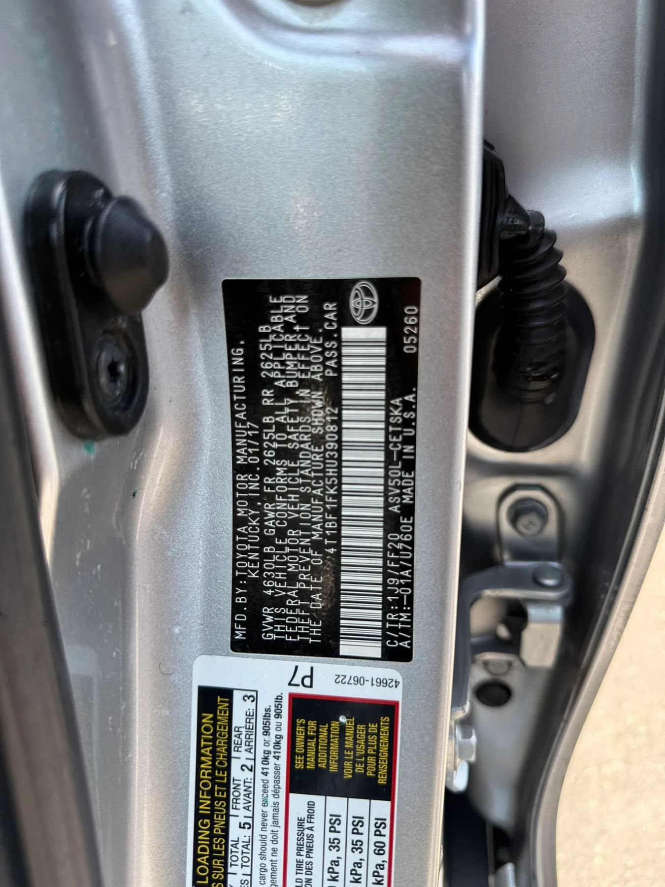 Used 2017 Toyota Camry SE FWD image 36