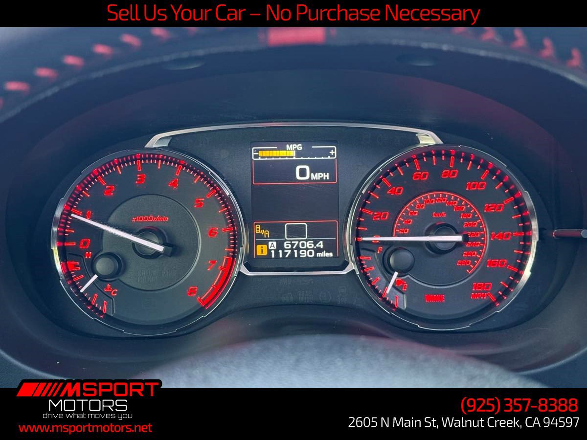 Used 2017 Subaru WRX Limited w/ WRX Sport Package AWD/4WD image 9