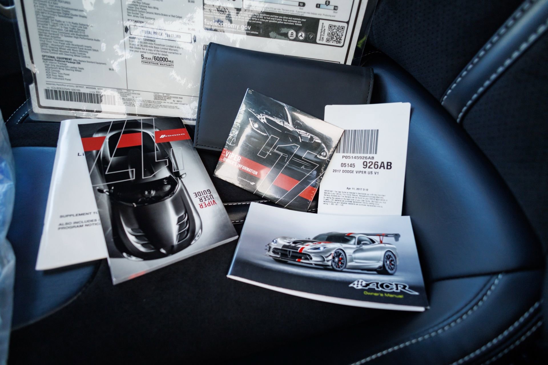 Used 2017 Dodge Viper GTC w/ ACR Package image 86