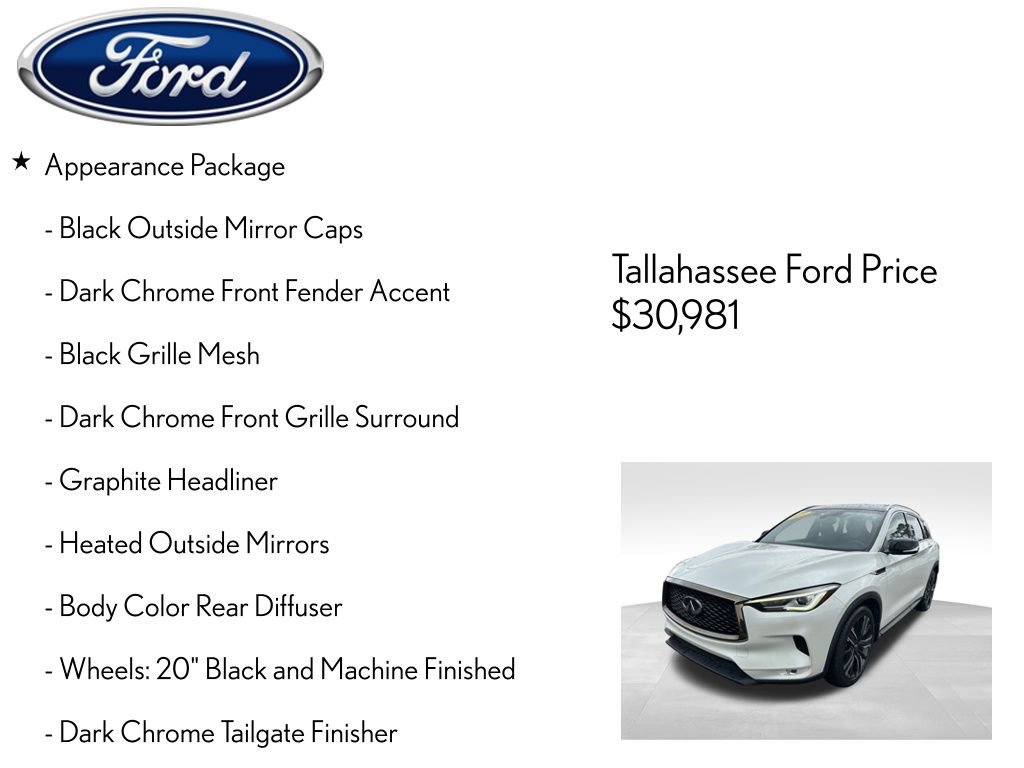 Used 2021 INFINITI QX50 Luxe w/ Appearance Package image 4