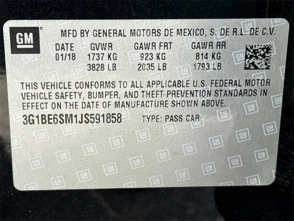 Used 2018 Chevrolet Cruze LT w/ Convenience Package image 31