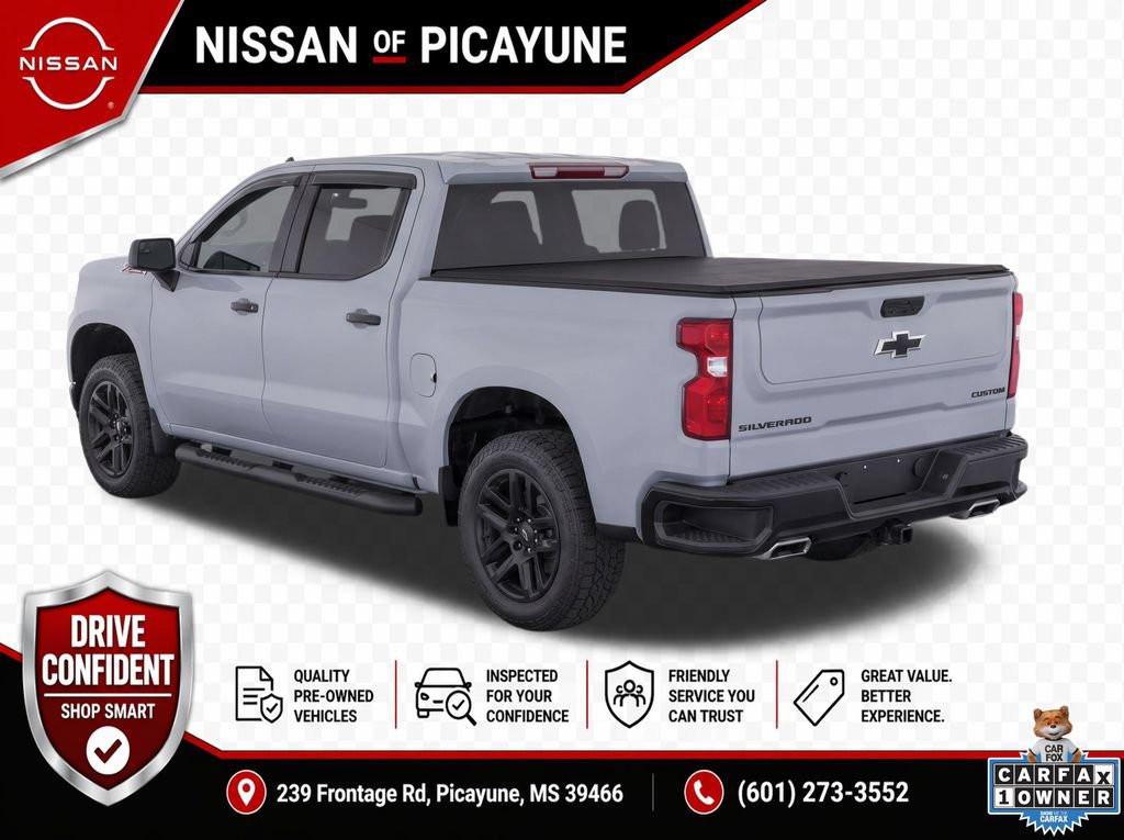 Used 2025 Chevrolet Silverado 1500 Custom Trail Boss w/ LPO, Dark Essentials Package AWD/4WD video 3