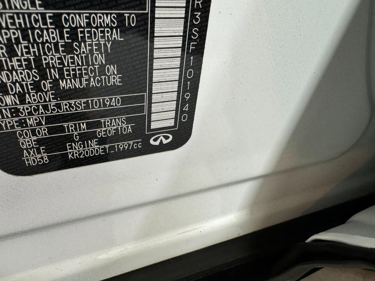 Used 2025 INFINITI QX55 Luxe w/ Cargo Package image 31