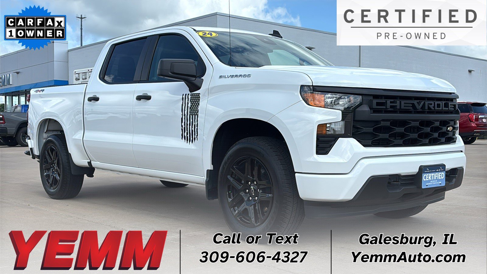 Certified 2024 Chevrolet Silverado 1500 Custom